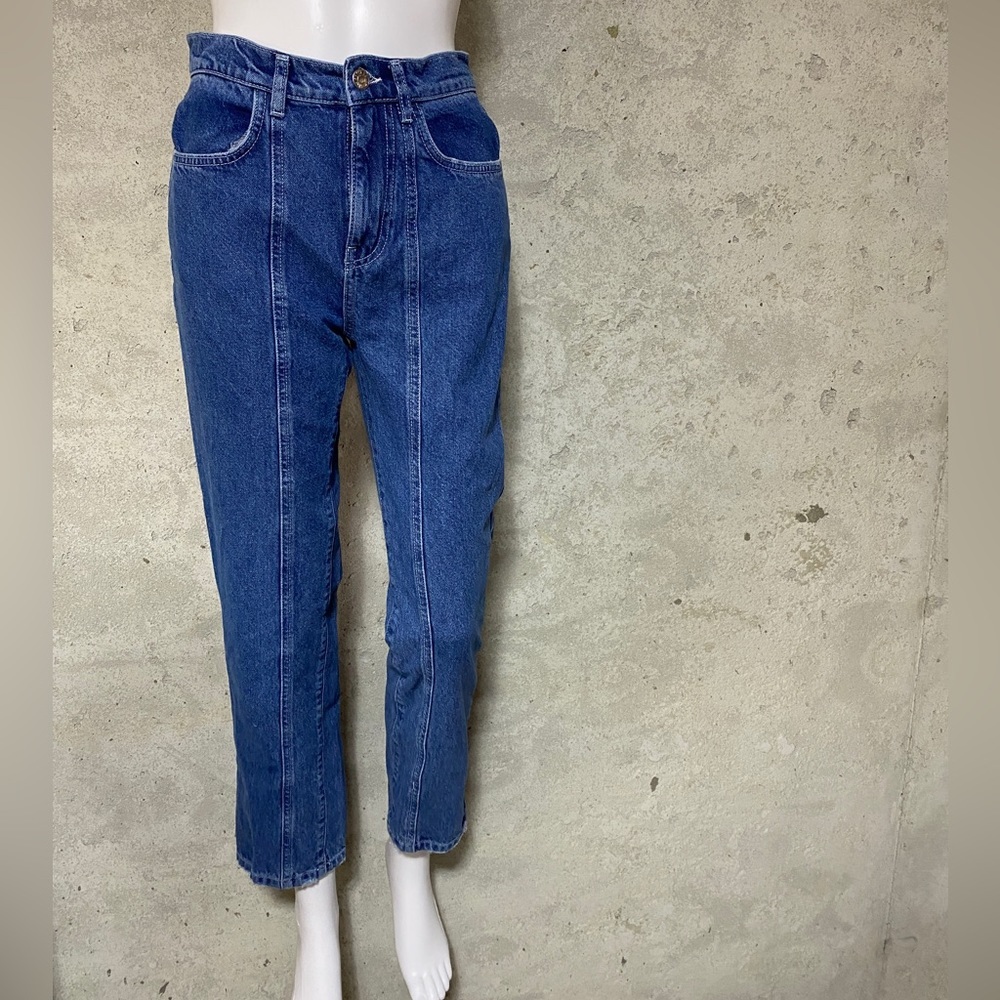 As You 100% cotton high rise straight leg jeans - Picture 1 of 6